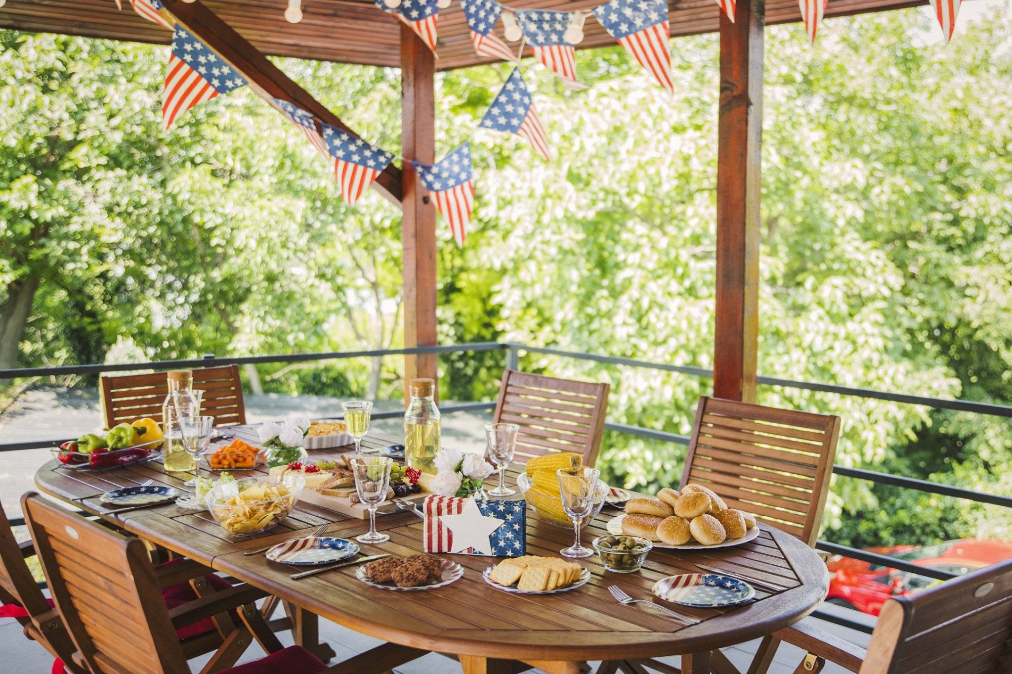 Decorated table for celebrating Decorated table for celebrating